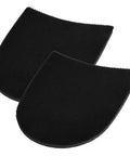 Pair of No Slip Heel Patches For Boots And Sneakers Rubber Heel Pad Repair Patches Black Sole Protectors for traction and longevity