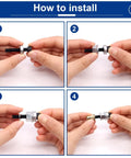 Step-by-step guide for using 40-Piece 5/16 Rivet Nut Installation Tool Set 5/16-18 Carbon Steel Zinc Flat Head Nutsert Kit.
