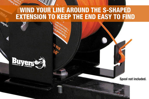 Rock Solid Commercial Trimmer Line Spool Holder Bracket with mounting for easy line access and organization.