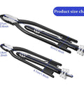 Safety Wire Pliers Set With 9 Inch And 6 Inch Pliers 3 In 1 Wire Twisting Tool size chart showing dimensions of pliers