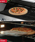 15 Inch Round Pizza Stone For Grill And Oven Heavy Duty Cordierite Baking Pan Thermal Shock Resistant For Crisp Crust Pizza Bread