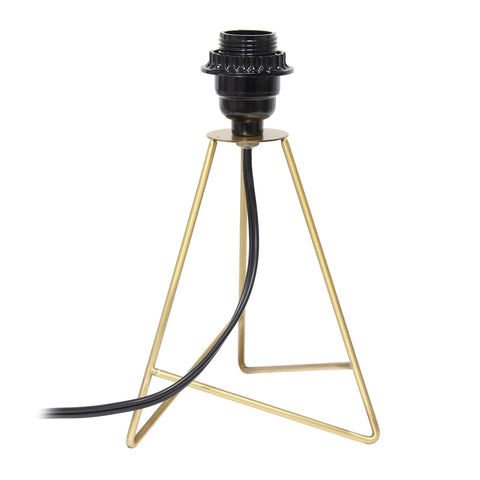 13.5 Inch Down To The Wire Metal Table Lamp With Gold Base And White Fabric Shade, Cord Switch, Fits A15 Bulb, Dope Modern Home Decor