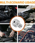 Premium Self Tapping Oil Drain Plug Bolt Repair Kit With Durable Rubber Gasket For Fast Car Fix And Smooth Auto Maintenance To Stop Leaks No Hassle On Your Vehicle Sturdy Seal That Gets The Job Done Right Now on engine repair in car bays