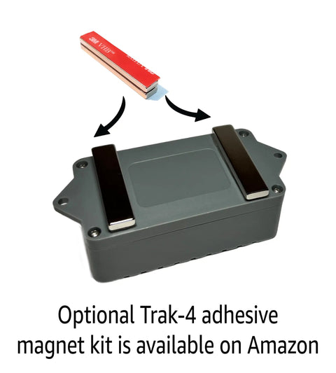Self Charging Solar GPS Tracker For Trailers, Equipment, Vehicles And Assets with optional magnet kit attachment