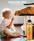 Tough As Nails Mouse Proof Expanding Foam Sealant, Pro Grade Rodent Blocker Spray For Wall Gaps And Cracks, Insulating Barrier That Keeps Pests Out With A Foul Smell Repellent, Bundle Of 12 Cans At 16 Oz placed next to a child and a cat.