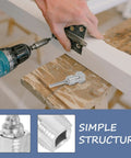 Heavy Duty Electric Drill Pipe Threader Tool With Alloy Inner Hole Threading Cutter For Fast Hose Pipe Repair and Plumbing Jobs, in use with drill.
