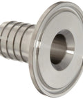 Stainless Steel 304 Sanitary Fitting Barbed Hose Adapter For Hose To Hose Connection, Rubber Hose Adapter, Tube Outer Diameter One Inch To Hose Inner Diameter One Half Inch, Corrosion Resistant Design, Clamp Not Included