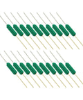 20 Pack Metal Ball Tilt Switch Sensor 20V Vibration Sensor SW-200D Green for Electric Vehicle Alarm Systems, Omnidirectional Trigger, Dope High Sensitivity Tilt and Motion Detection Module for DIY Security Car Alarm Kit, green cylindrical leaded sensors