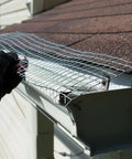 Heavy Duty One Quarter Inch Mesh Hardware Cloth 36 Inch By 100 Foot 23 Gauge Galvanized Steel Wire Fence used as gutter guard