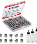 200 Pieces Precision 5mm Stainless Steel Bearing Balls G25 304 Stainless Non Magnetic For High Performance Machines And DIY Projects