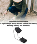 Garden Kneeling Seat With Ergonomic Padding And Adjustable Support For Knee And Back Pain Relief, shown in use while gardening