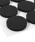 30 Pack Rubber Feet Pads Self Adhesive Black Round Furniture Leg Protectors For Tables, Chairs, And Sofas, Non Slip Grippy