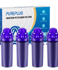 CRF950Z Pitcher Water Filter Replacement For Pur PPF900Z PPF951K PPT700W CR1100C DS1800Z CR6000C PPT711W Four Pack shown with box