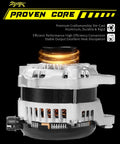 Beefed Up 12V 200A 225A Alternator For Ford Explorer 2016 2019 3.5L Edge 2015 2018 3.5L F Series F150 Lincoln Continental MKX MKZ 2013 2020 V6 Clockwise 6 Groove Pulley OE DG1T 10300 EB in die-cast aluminum