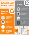 Emergency Rechargeable Light Bulb With Battery Backup For Power Outages, 12W 6500K LED infographic comparing features