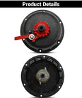 Easy Install Pull Start Recoil Starter Assembly For Predator 212 And Coleman 200cc Mini Bikes Honda GX160 6.5HP KT196 Go Karts And 196cc Hisun Engines Black Replacement Part For Quick Start front and back view