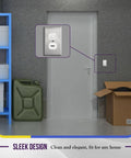 Duplex Receptacle Metal Wall Plate In 430 Stainless Steel, Corrosion Resistant, 1 Gang 4.50 By 2.76 Inch, UL Listed, on wall