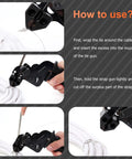 How to use the No-Sweat Stainless Steel Cable Tie Gun, Slick Plier Action Zip Tie Tool for cable bundling.