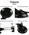 LOZLIN 2-pack countertop alignment clamps with vacuum suction for granite, marble slabs