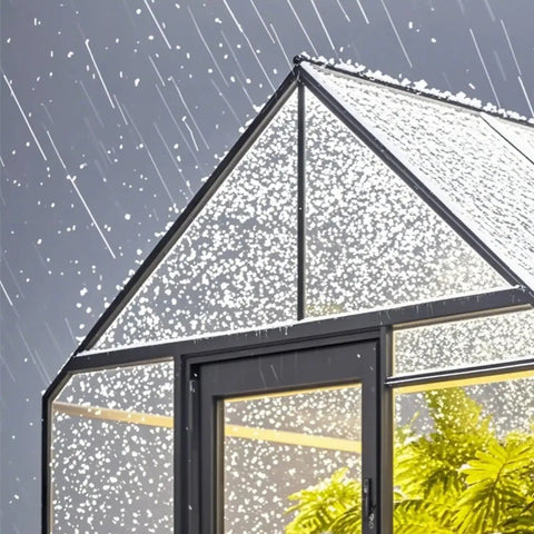 15 Pack Polycarbonate Greenhouse Roof Panels 2 By 4 Foot 0.24 Inch Thick Waterproof UV Protected Corrugated Clear Roofing Sheets For Greenhouse Garden