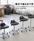 Built Tough Antistatic Shop Stool Height Adjustable Rolling Work Seat With Swivel Casters For Cleanrooms And Assembly Lines, multiple height options