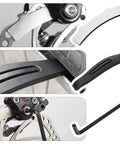 4 Pairs MTB Disc Brake Pads Kit With Installation Tools For Easy Pad Change Including Alignment Tool Tire Lever And Hex Key