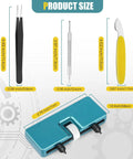 Watch Battery Replacement Tool Kit With Adjustable Case Opener, Band Strap Remover, Pry Back Case Opener And Precision Tweezers