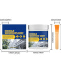 Super Tough Clear Waterproof Sealant 300G Quick Dry Concrete Tile Grout Crack Repairs For Homes And Tubs With No Hassle Setup and Slick Long Lasting Wet Area Coverage in packaging with brush.