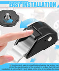 Easy installation of Cam Loc Chin Strap Housing Set And Helmet Thumb Screws For Riddell SpeedFlex Football Helmets.