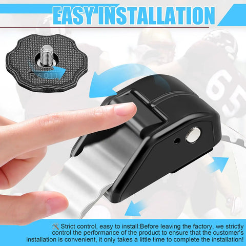 Easy installation of Cam Loc Chin Strap Housing Set And Helmet Thumb Screws For Riddell SpeedFlex Football Helmets.