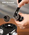 SHARDOR Electric Burr Coffee Grinder 2.0 Automatic Bean Mill For Home demonstrating easy clean removable top burr.