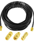 5 Meter SMA Coaxial Cable RG174 50 Ohm Extension With Bulkhead Connectors For SDR Ham Radio And LTE Antenna Setups Ready To Hook Up