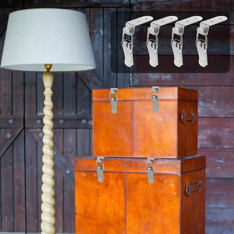 Stainless Steel 90 Degree Toolbox Hood Locks Latches For Cabinets And Barn Doors Easy Install Toggle Catch Hardware Set