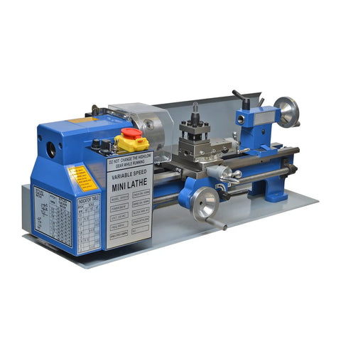 Heavy Duty Mini Metal Lathe 7X12 Inch With Smooth Variable Speed Range From 50 To 2500 Rpm. Compact Benchtop Design Delivers Tight Turns On Steel Brass And Aluminum. A Badass Shop Essential For Weekend Mechanics Demanding Reliable Precision And Raw