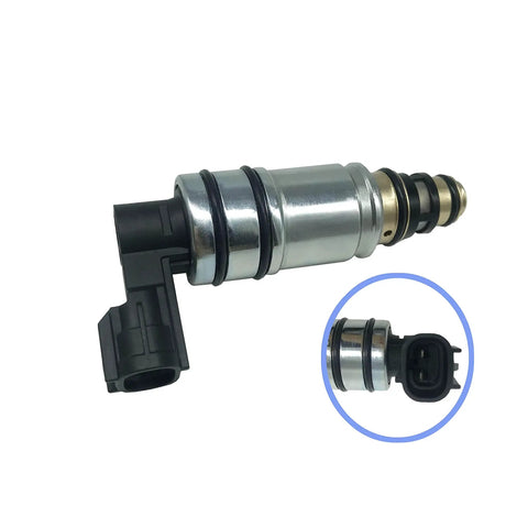 Ford AC Compressor Control Solenoid Valve VS16 87mm Replacement for Efficient Cooling, showing valve details and connector