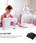 Epic Black Pu Faux Leather Sheets Craft Kit 8 PCS For Jewelry Earrings Hair Bow Making Home Decor Diy Leatherette Fabric Supplies 8 black PU sheets for sewing and crafts