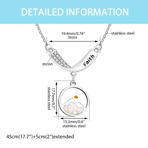 Chic Seed Necklace With Christian Seed Pendant And Sacred Geometry For Daily Wear Personalized Jewelry For Her Stylish Spiritual Necklace With Handcrafted Detail Inspirational Accessory For Women Meaningful Gift