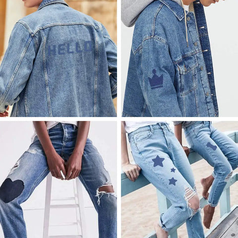20 Pack Iron On Patches For Clothes Quick Jeans Repair No Sew Needed Fix Holes And Tears In High Wear Areas Like Inner Thighs