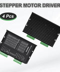 Digital DM556 Stepper Driver For CNC Projects, 2 Phase 128 Microsteps, black module with terminals, text labels visible