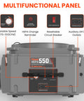 Air Scrubber Negative Air Machine With Three Stage Filtration And 16 Inch Inlet For Home Garage And Commercial Jobs control panel