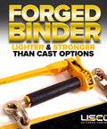 QuikBinder Plus Ratchet Load Binder For Grade 70 And Grade 80 Chain Five Sixteenths To Three Eighths Inch With Folding Handle