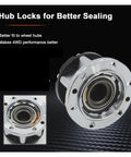 Heavy Duty 26 Spline Alloy Free Wheel Locking Hubs Compatible With Suzuki Samurai Vitara Jimny Sierra Escudo 4381060A00 close-up view