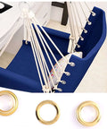 200 Sets Metal Grommets Eyelets With Washers And Storage Box In Gold And Silver Includes 1/4 Inch Sizes for DIY Craft on hammock