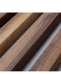 Close-up of various wooden pieces showcasing finishes for Modern Wood LED Pendant Lights Minimalist Wooden Hanging Lamp for Bedroom Dining Room Study Office Bar Luminaire Suspension (Colour: A-pinewooddimming Size: 150 cm) (A pinewood neutrallight).