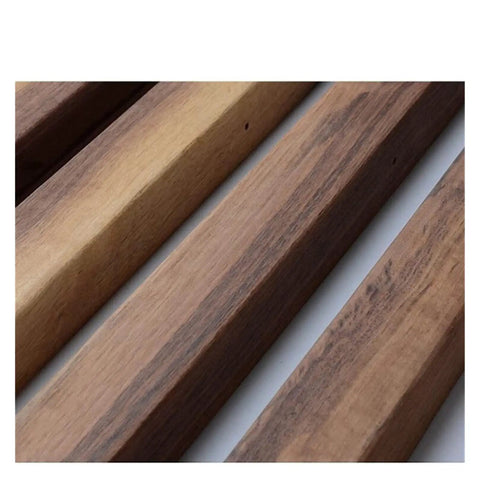 Close-up of various wooden pieces showcasing finishes for Modern Wood LED Pendant Lights Minimalist Wooden Hanging Lamp for Bedroom Dining Room Study Office Bar Luminaire Suspension (Colour: A-pinewooddimming Size: 150 cm) (A pinewood neutrallight).