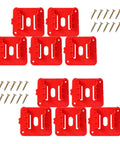 10 Pack Battery Holder For M18 18V Batteries Wall Mount Tool Holder Storage Case For Shelf Van And Toolbox Durable ABS Plastic