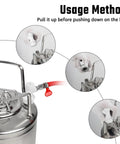 Two Pack Ball Lock Disconnect Fittings With Five Sixteenths Inch Stainless Steel Gas Barb For Kegging Setups, MFL Quick Disconnect Swivel Nut Design, Compatible With Ball Lock Posts And Sankey Adapters. on keg post