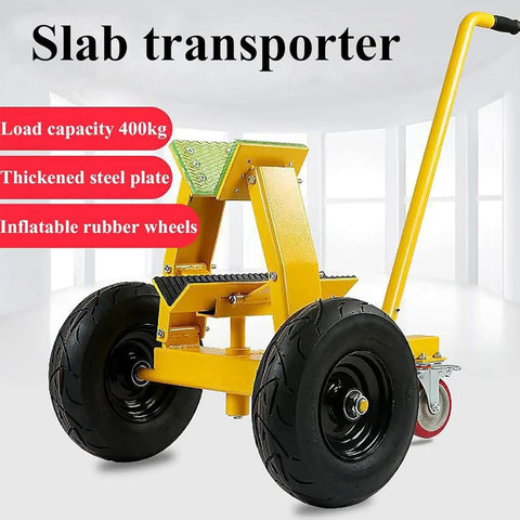 Panel Dolly Heavy Duty Mobility Tool For Easy Haul Of Drywall And Heavy Equipment 400 Kg Load Capacity 7 Cm Opening Quiet Smooth Action