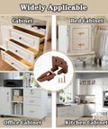 3 Pack Plastic Drawer Slides And Guides Replacement Tracks For Center Mount Bottom Mount Dressers Heavy Duty Glide Hardware No Hassle Vintage Hutch Repair Kit displayed in various cabinet types.