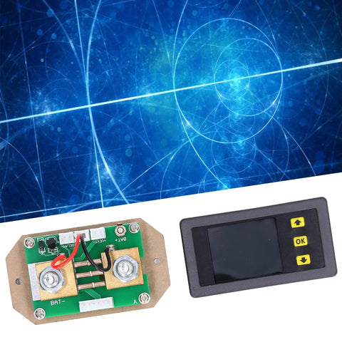 Color Screen Smart Power Meter With Bidirectional Detection And Power Off Memory, Reads Voltage And Current And Temperature